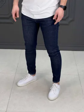 شلوارجین 28809 Bershka سورمه ای
