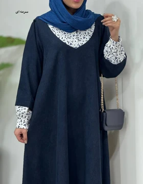 پیراهن مانتویی پاییزه نورین 6