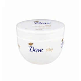 کرم مرطوب کننده دست و بدن مدل Silky حجم 300میل داو