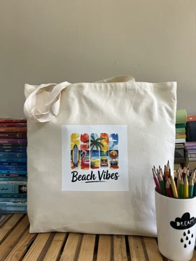 توت بگ(ساک پارچه ای) beach vibes