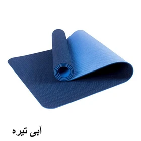 مت یوگا 6 میل TPE تن زیب (دو لایه و ضد لغزش) (آبی)