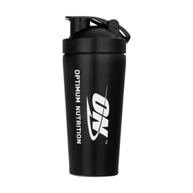 شیکر استیل ورزشی یک تیکه اوپتیموم نوتریشن مدل ON ظرفیت 0.74 لیتر