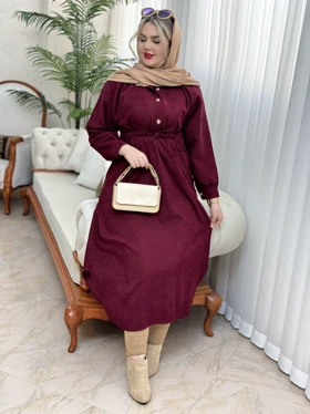 پیراهن کبریتی کمرگت2147