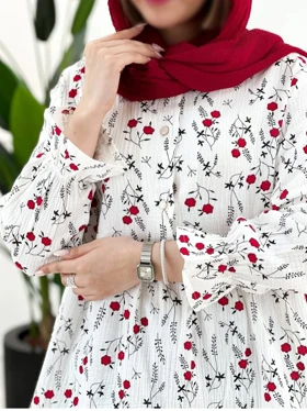 شومیز گل‌گلی دلماه