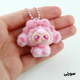 جاکلیدی دخترانه مدل عروسکی (صورتی)