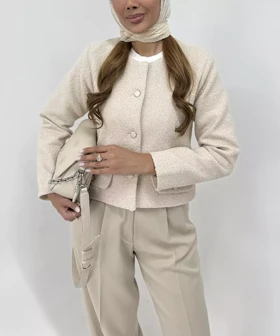 کراپ کت شنل کد WE024 برند ردا