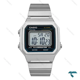 ساعت کاسیو نوستالژی B650Wd-1a مردانه اصلی نقره ای Casio-7436-G