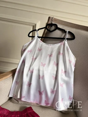 تاپ شلوارک طرح پروانه