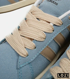 کفش کتانی مردانه و زنانه آبی کرم ADIDAS Campus مدل 5007