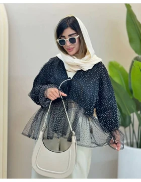 مانتو عروسکی گره‌ای مجلسی