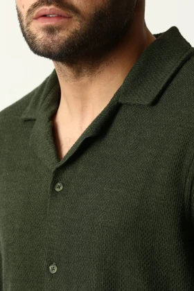 پیراهن آستین کوتاه یقه انگلیسی مردانه