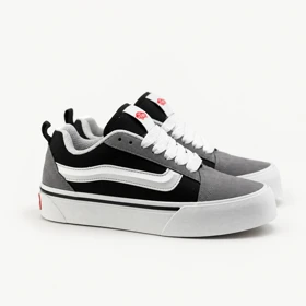 کتانی ونس اولد اسکول کنو پرو مردانه و زنانه و بزرگ پا رنگ طوسی مشکی سفید/کد 231