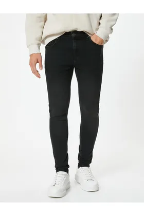 شلوار جین کمری استاندارد Skinny Fit - Michael Jean 5WAM40167ND