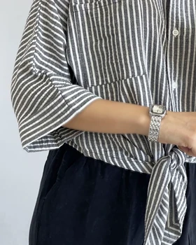 شومیز لینن گره‌ای