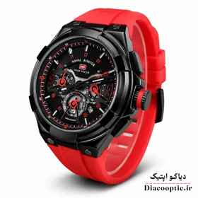 ساعت مچی مردانه اورجینال موتور ژاپنی برند مینی فوکوس سه موتور مدل Mf0402G.04 بند رابر
