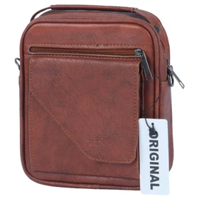 کیف رودوشی مردانه مدل mc-165 (عسلی)