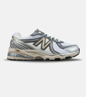 کفش کتانی بزرگ پا سفید طوسی کرم New Balance 860 v02 مدل 8365