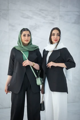 مانتو مازراتی دو جیب کوتاه مهگل