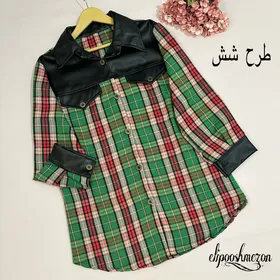 B355- مانتو چرمی