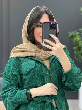 مانتو کبریتی دو جیب