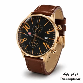 ساعت مچی مردانه اورجینال موتور ژاپن برند مینی فوکوس سه موتور مدل Mf0135G.02 بند چرم