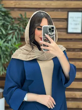 مانتو حصیری برش مثلثی