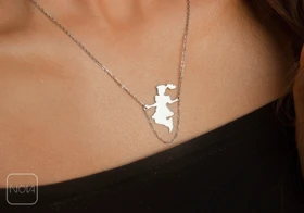 گردنبند استیل طناب باز