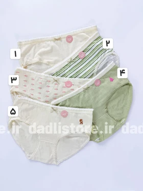 شورت اسلیپ نخ پنبه عروسکی طرح گل
