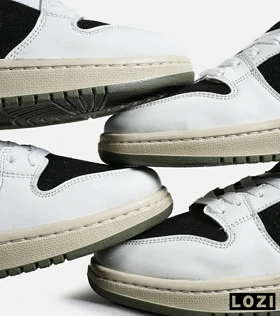 کفش کتانی مردانه و زنانه سفید مشکی نایک NIKE SB Dunk