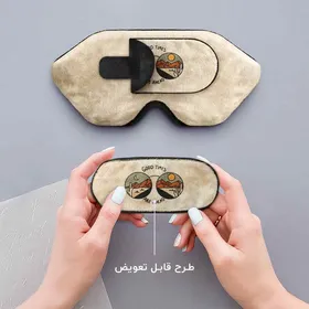 چشم بند خواب کورال طرح عینک مدل Coral E155