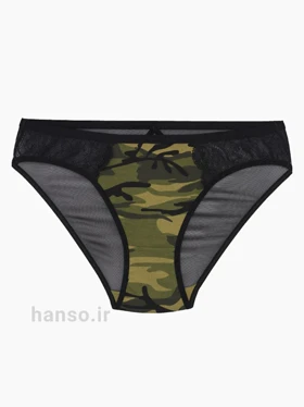 ست شورت و سوتین فنردار آداک Adak طرح چریکی