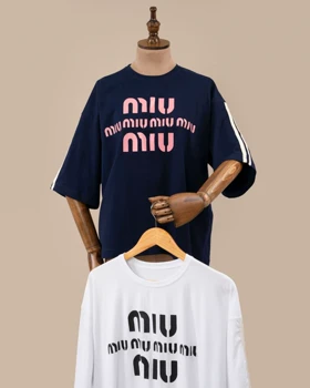 تیشرت باکسی miu miu کد 29242