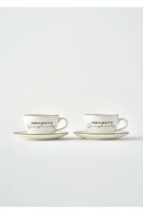 ست فنجان چای دو نفره Bella Maison مدل Simplicity - مشکی