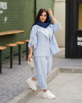 کت و شلوار سنبادی پشت بلند کد 801