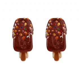 گیره مو دخترانه بستنی شکلاتی