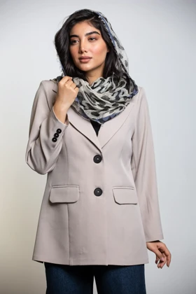 کت زنانه بزایاق دو دکمه