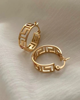 گوشواره حلقه‌ای ورساچه ژوپینگ