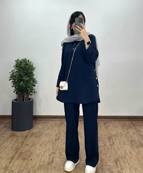 ست مانتو و شلوار نغمه(ایراد دار)