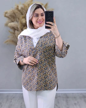 شومیز گل‌گلی