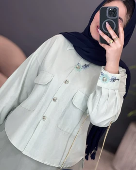شومیز پاپیون بهاره لینن