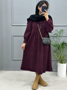 پیراهن مانتویی لیدیا 456