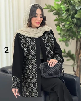 مانتو طرح دار سیمین