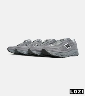 کفش کتانی بزرگ پا طوسی فیلی NEW BALANCE 993