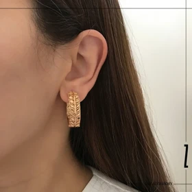 گوشواره حلقه‌ای ساقه گندم