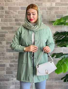 مانتو کتان کاترین کد : 7598