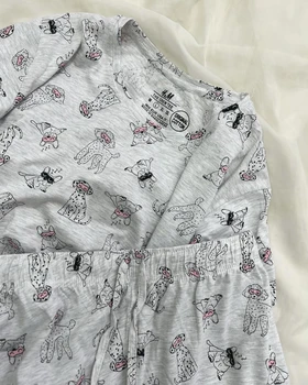 ست طرح‌دار فاق بلند نخ و پنبه h&m