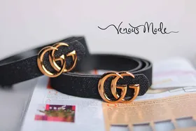 کمربند GUCCI مشکی لمه