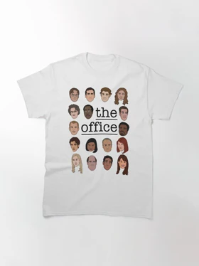 تیشرت افیس | تیشرت office طرح کاراکتر کد 102096