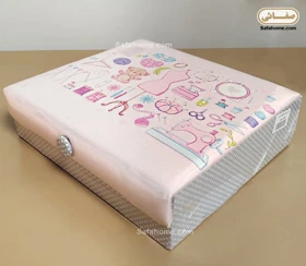 جعبه و وسایل خیاطی طرح مانکن