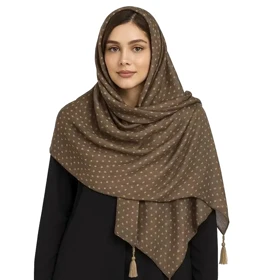 شال طرح خال‌خال زنانه - 39251305
